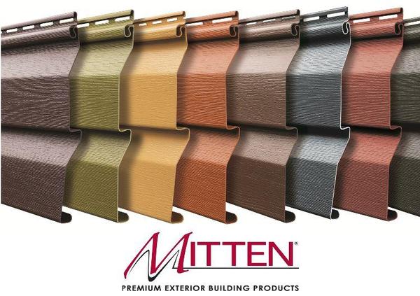The Colours of Mitten Vinyl Weatherboard